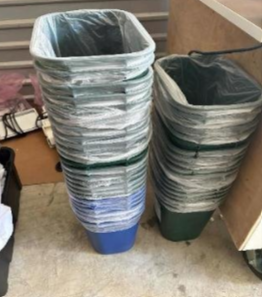 Recycle  waste baskets 