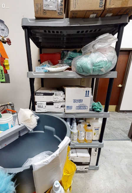 5 tier Plastic shelving