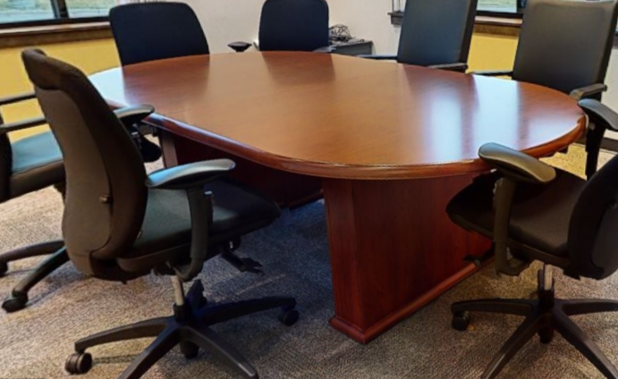 Medium conference table, wood