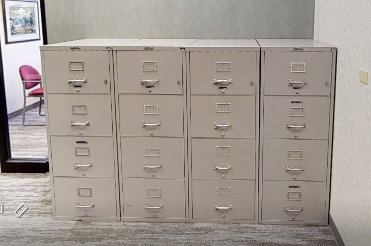 4D vertial file cabinet