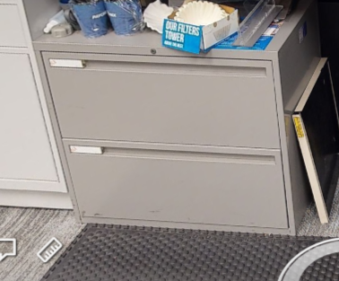 2D lateral file cabinet