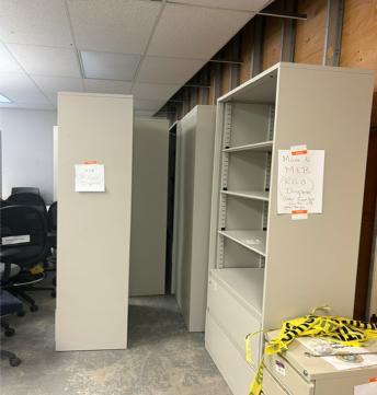Tall Cabinet (grey/beige)