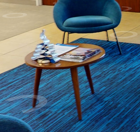 Round coffee table