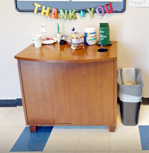 2-Door coffee cabinet