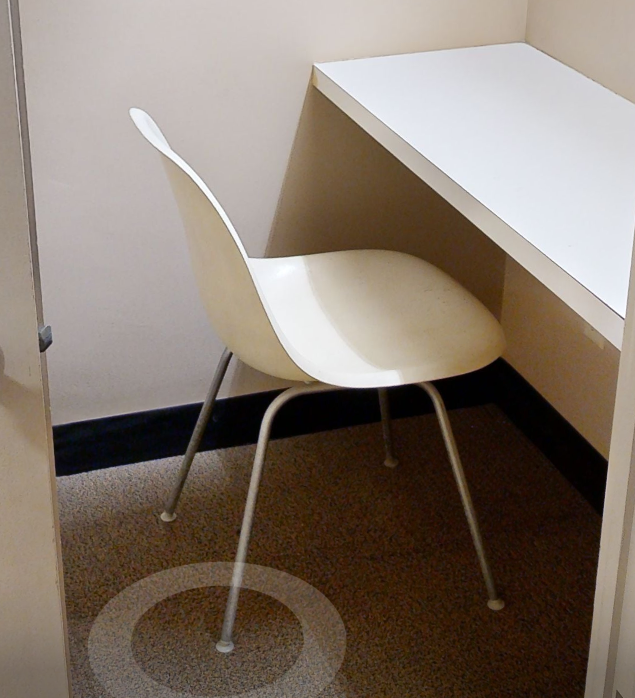 White cafe chair