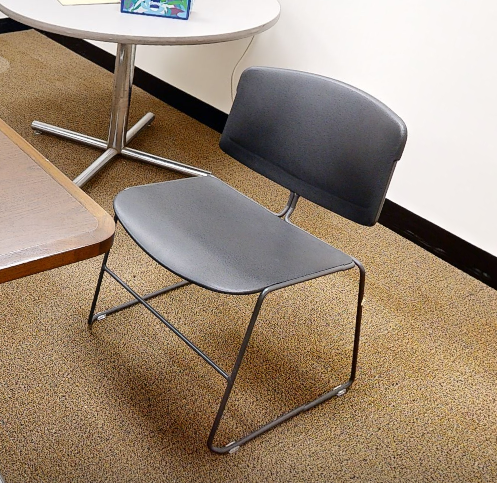 3 Red/3Blk Cafe chair