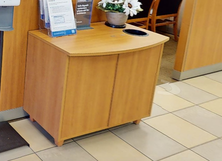 2-Door coffee cabinet