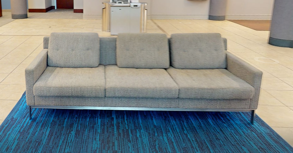 3-seat grey Couch
