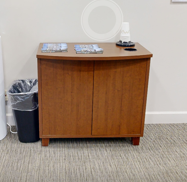 2 door wood cabinet