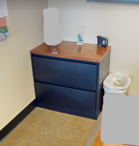 2D lateral filing cabinet