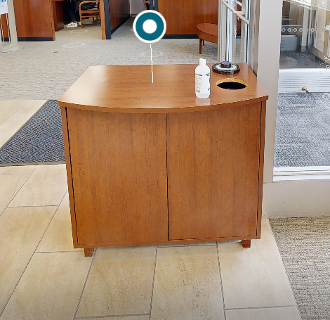 2 door wood cabinet