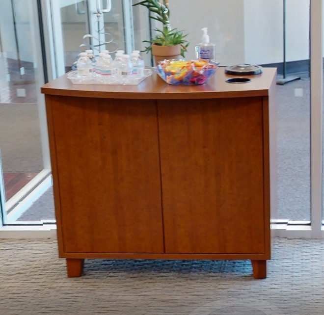 2-door coffee cabinet