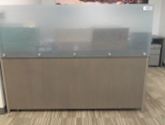 Cubicle window/whiteboard panel