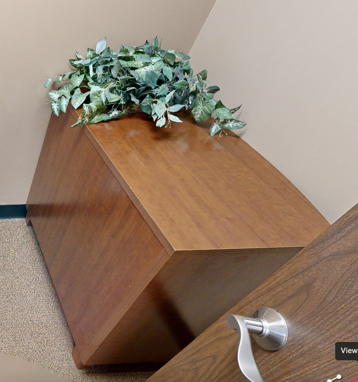 2 door wood cabinet