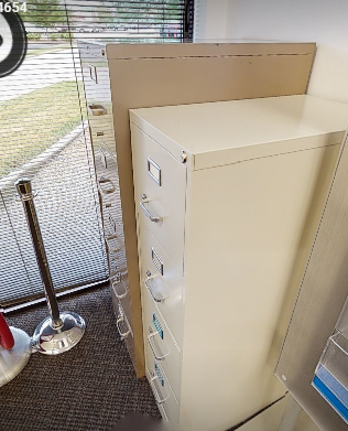 filing - 5 drawer vertical (beige)