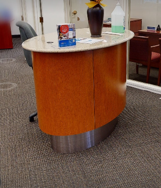 round lobby table