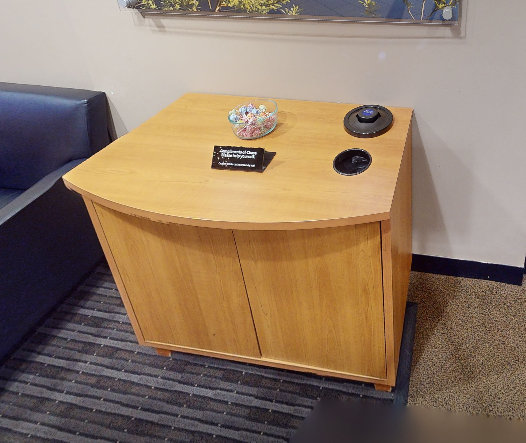 2-Door coffee cabinet