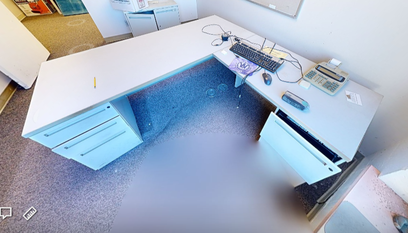 L-shaped desk