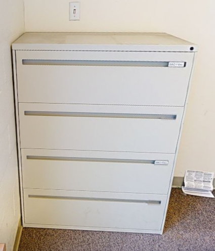 4D lateral file cabinet