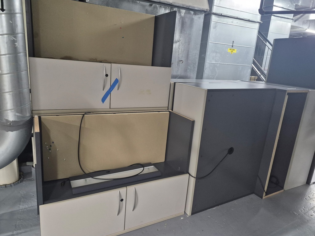Overhead Cabinet - Metal/Wood