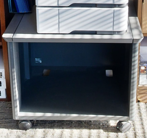 Mobile printer cabinet