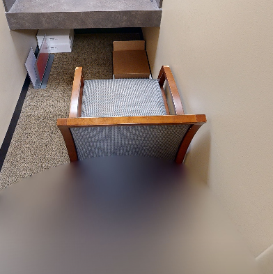 Grey guest chair