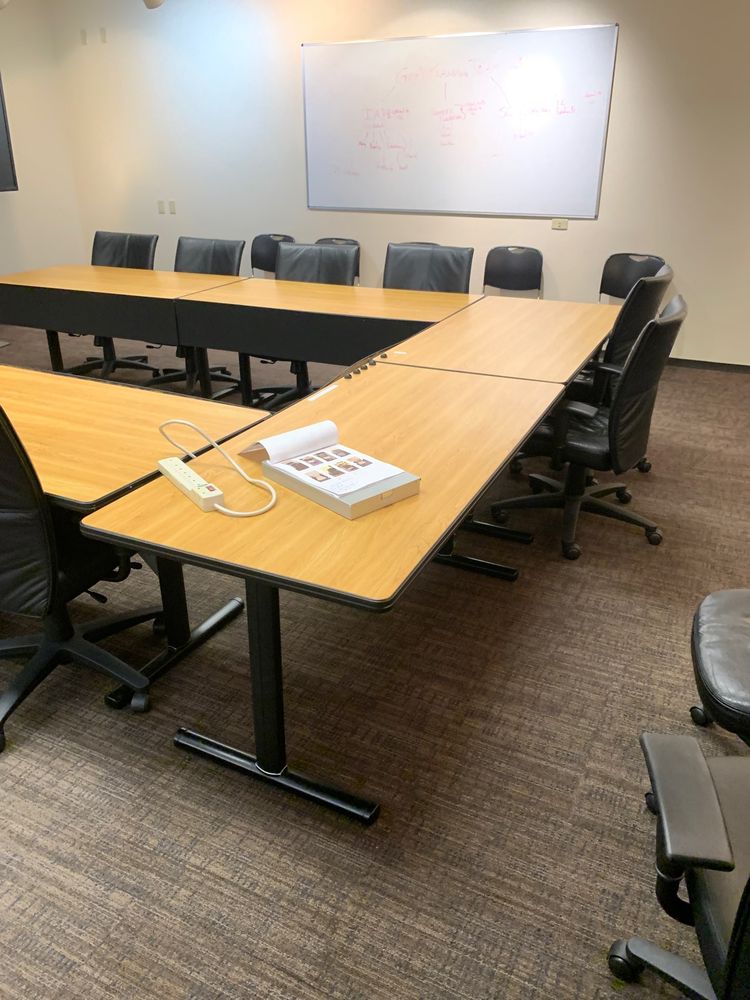 60 X 30 Conf Table--6 tables ganged together