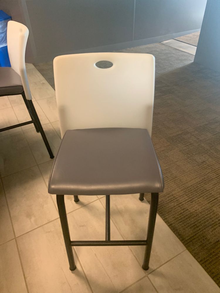 Gray hi-stool