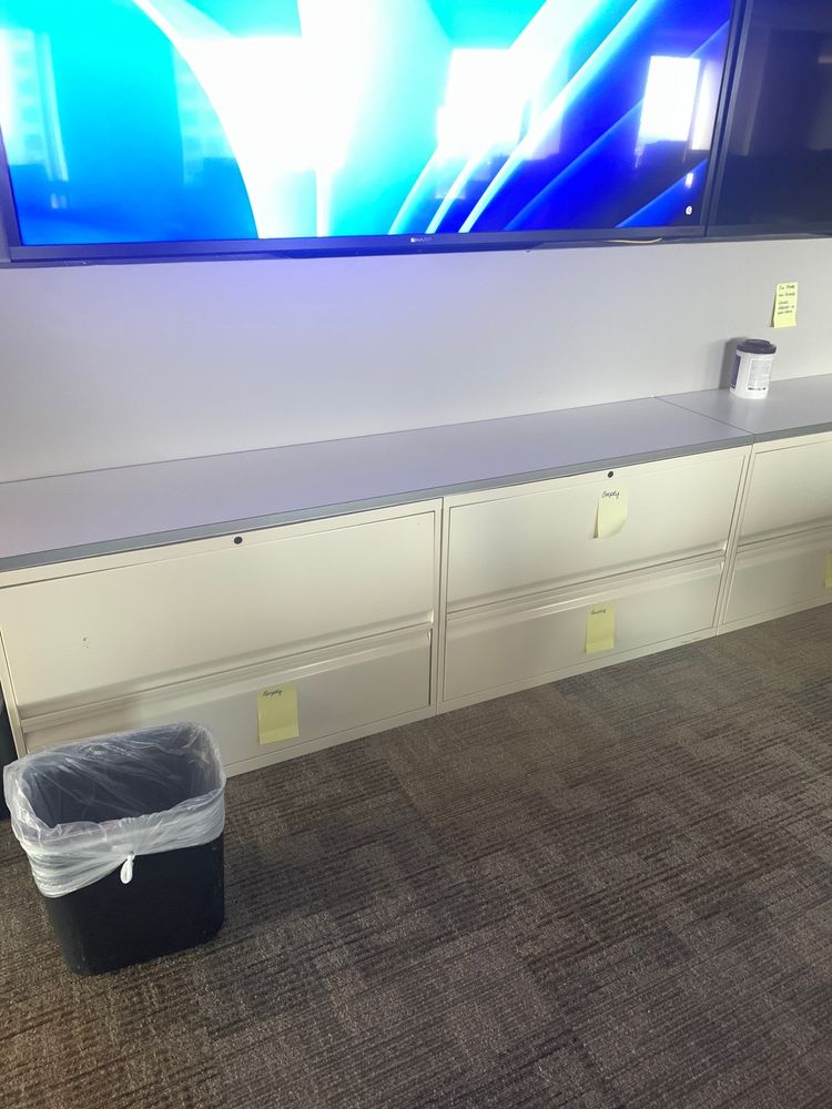 2-drawer lateral double wide w/single top
