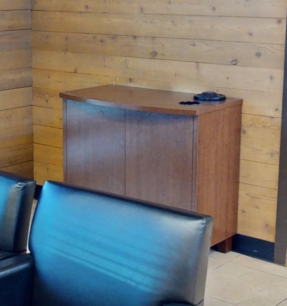2-Door coffee cabinet