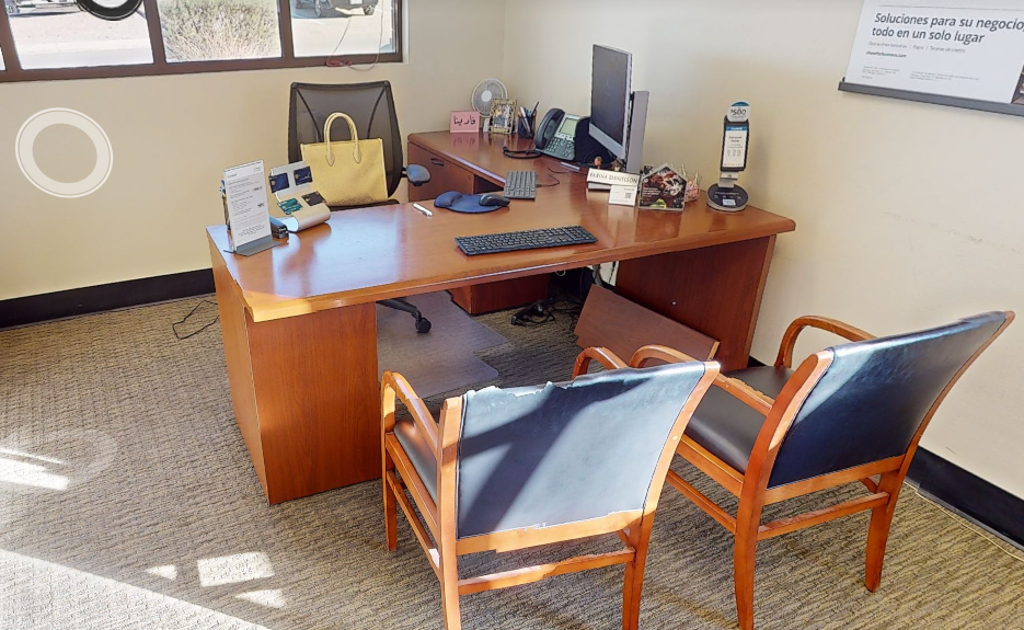 L-shaped desk