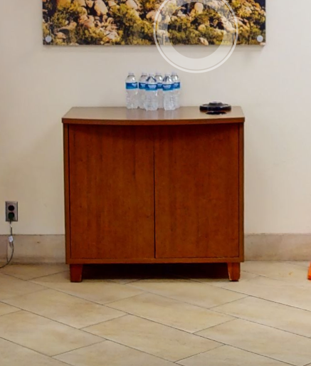 2-Door coffee cabinet