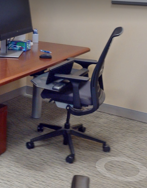 Task chair, with arms
