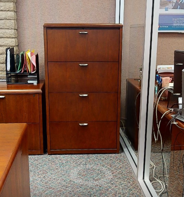 Wood cabinets