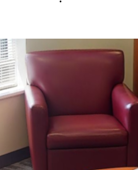 lounge chair - red