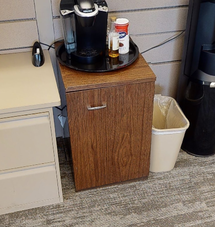 small wood cabinet