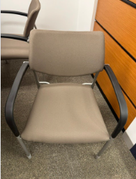 BROWN GUNLOCKE SIDE CHAIRS