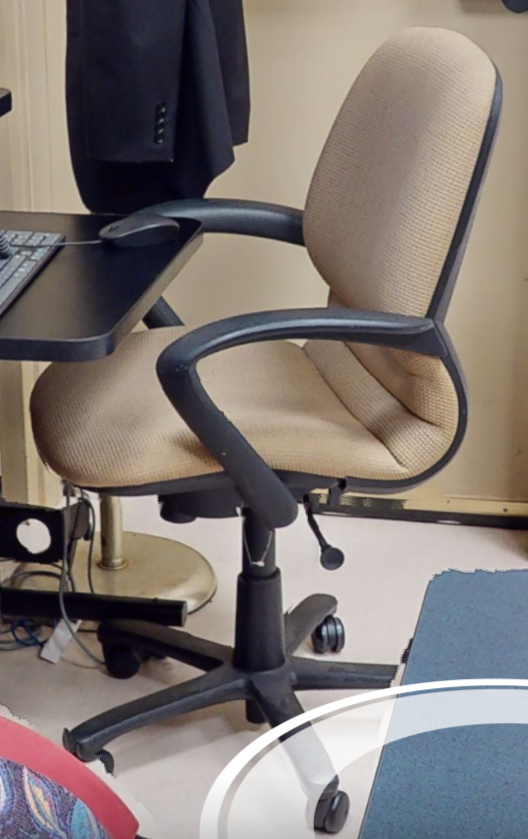Beige task chair