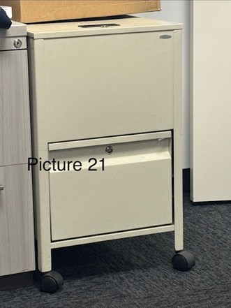 beige filing cabinet