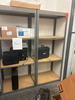 small grey rack