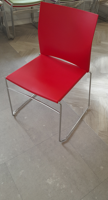 Stackable meeting chair (Red)