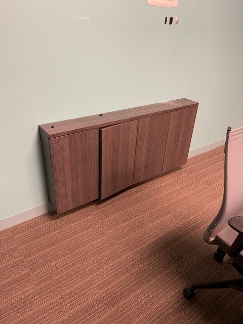 Wall Mounted 4-Door Cabinet