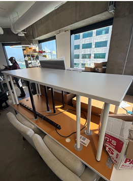 White Desk 78"x 30"