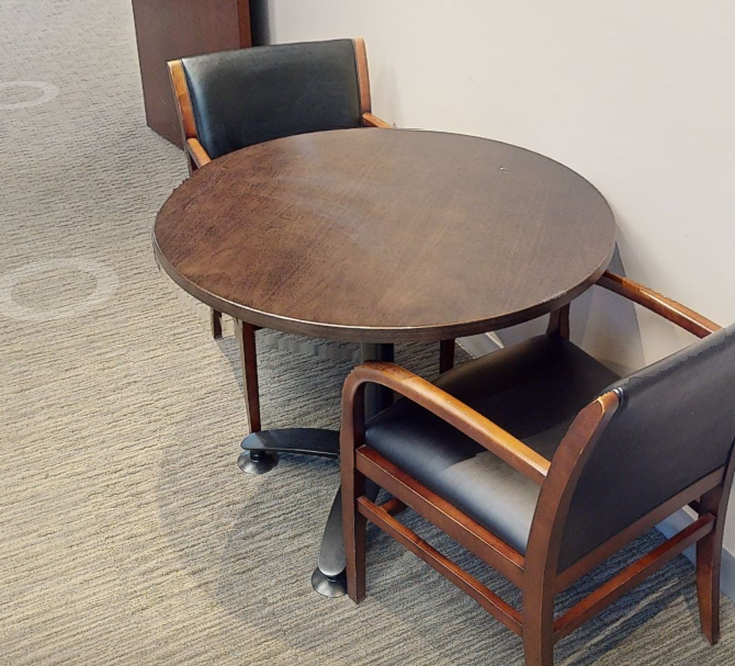 Round meeting table