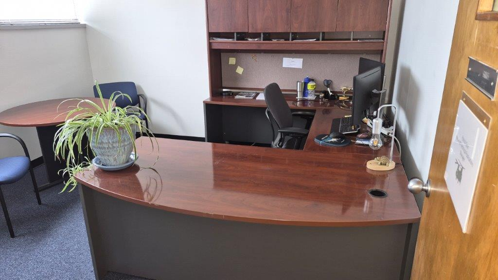 Case Good Desks with Hutch