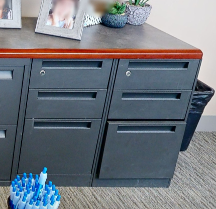3D vertical filing cabinet