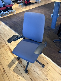 Gray steel case offices chairs 