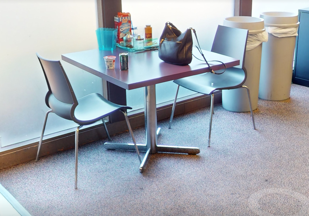 Square break table