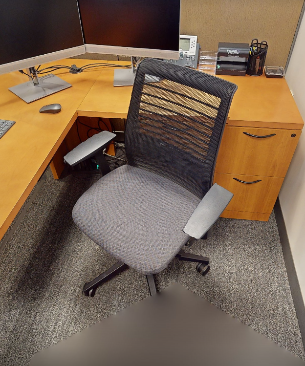Task chair, with arms
