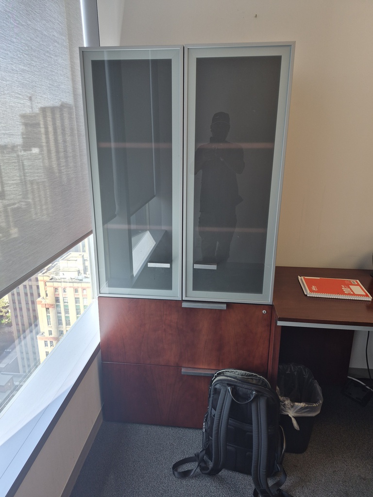 36" 2 Drawer Lateral / Bookcase with 2 doors